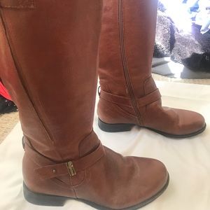 Camel Naturalizer wide width tall boot
